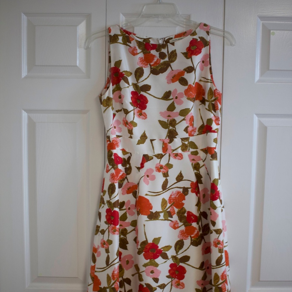 Sleeveless Floral Print Banana Republic Dress